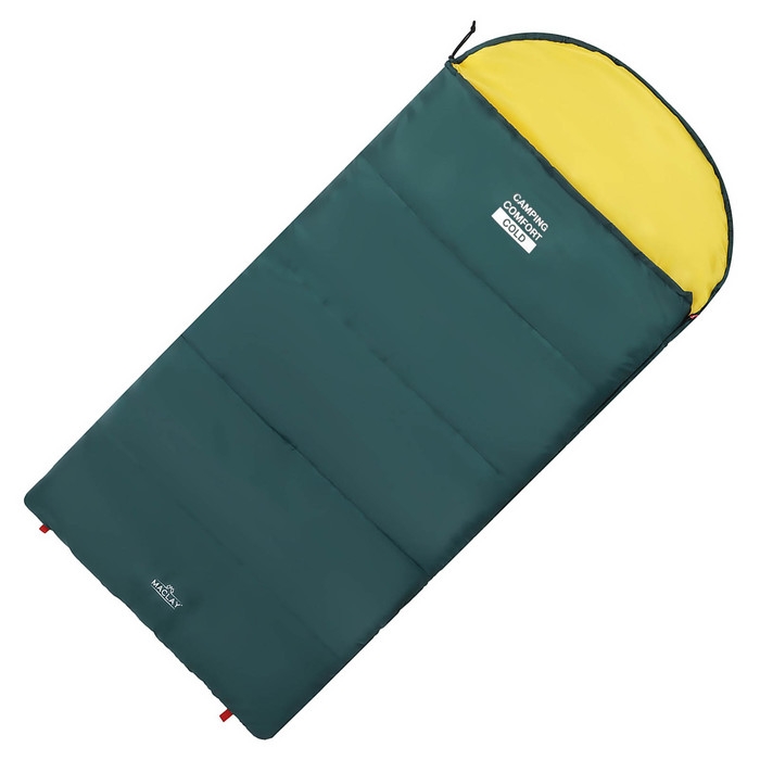 Спальный мешок maclay camping comfort cold, одеяло, 4 слоя, левый, 185х90 см, -10/+5°С Спальный мешок maclay camping comfort cold, одеяло, 4 слоя, левый, 185х90 см, -10/+5°С