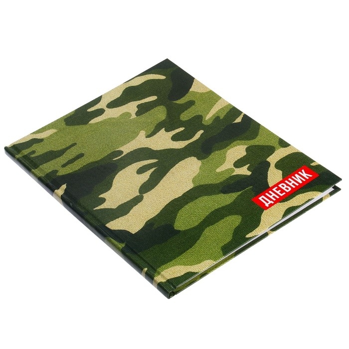 Дневник универсальный для 1-11 классов, Дневник универсальный для 1-11 классов, "Хаки", твердая обложка 7БЦ, глянцевая ламинация, 40 листов