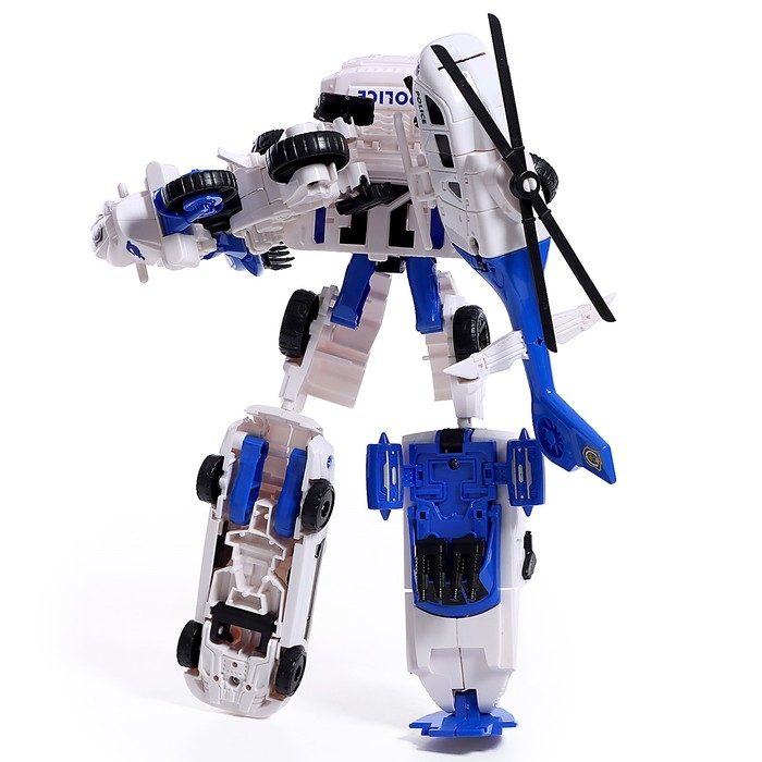 Робот «Полицейский внедорожник», трансформируется