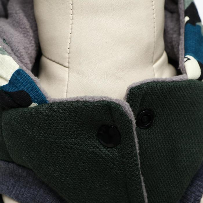 Куртка для собак, S (ДС 20 см, ОШ 23 см, ОГ 32 см), тёмно-зелёная Куртка для собак, S (ДС 20 см, ОШ 23 см, ОГ 32 см), тёмно-зелёная