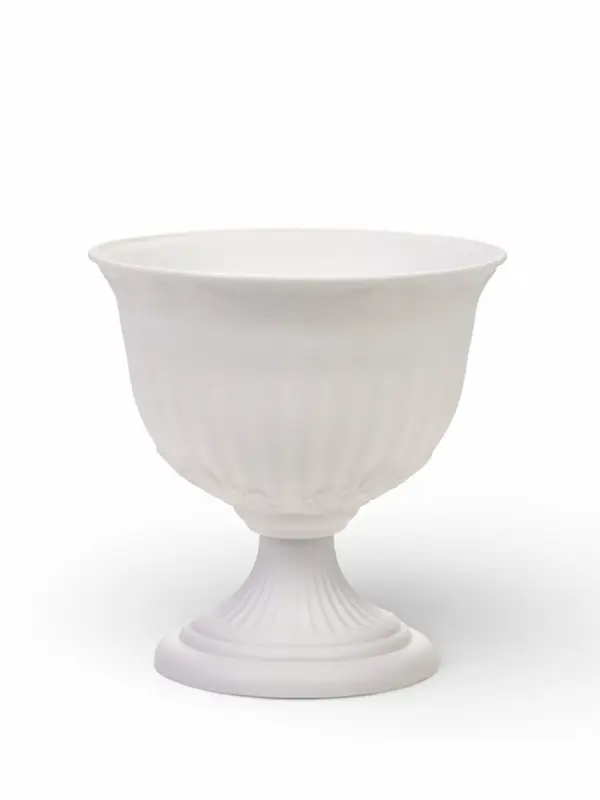 Вазон для цветов &laquo;Венеция&raquo;, 600 мл, d=14 см, h=14 см, пластиковый, белый
