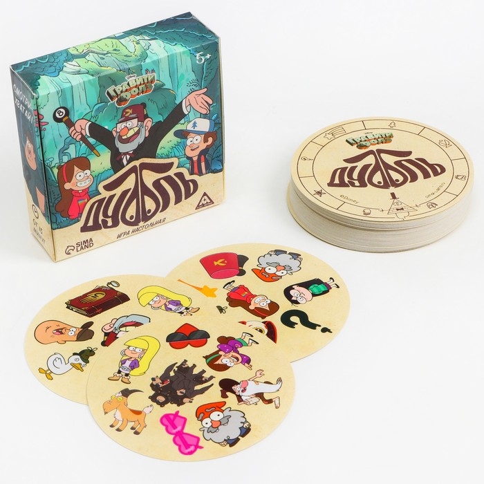 Карточная игра на скорость и реакцию «Дуббль. Смотри-хватай!», 55 карт, 5+, Гравити Фолз Карточная игра на скорость и реакцию «Дуббль. Смотри-хватай!», 55 карт, 5+, Гравити Фолз