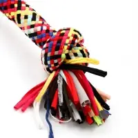 Игрушка для больших собак канатная "4 узла" огромная до 300 г, до 70 см