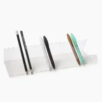Подставка для ручек и карандашей 20 шт. горизонтальная, 31.5&times;11&times;6 см, оргстекло 2 мм