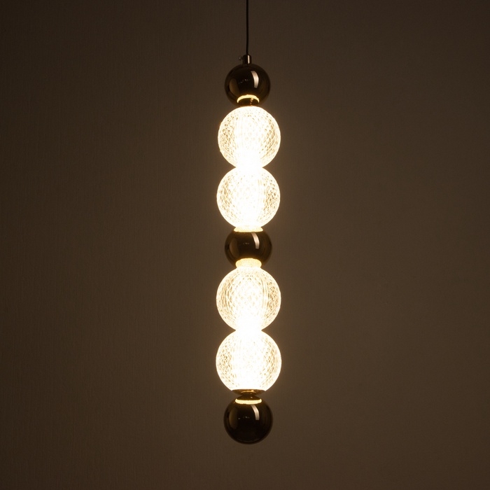 Светильник "Сатуро" 4хLED 36Вт 3000К золото 8х8х52-202 см