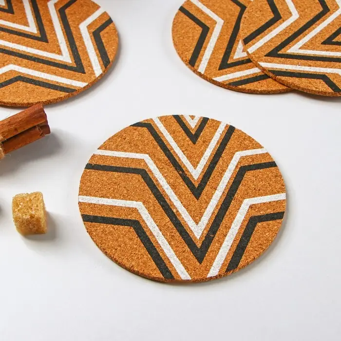 Набор подставок под горячее Доляна, 6 шт, d=10 см Набор подставок под горячее Доляна, 6 шт, d=10 см