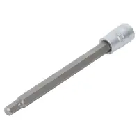 Головка 1/4"DR со вставкой HEX 5мм, L=100мм