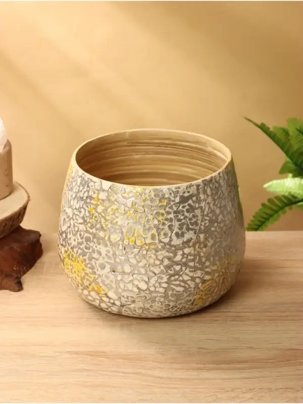 Ваза, 20&times;20&times;15 см, бамбук