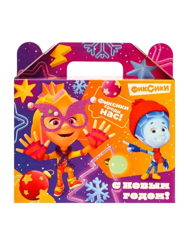 Подарок в картонной упаковке &laquo;Фиксики, b34&raquo; 900 гр