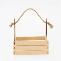 Ящик деревянный подарочный, 20&times;12&times;20 см, ручка-верёвка, разборный