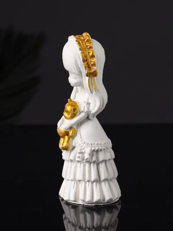 Набор шкатулка и фигура на подносе, 12х20х10 см Набор шкатулка и фигура на подносе, 12х20х10 см