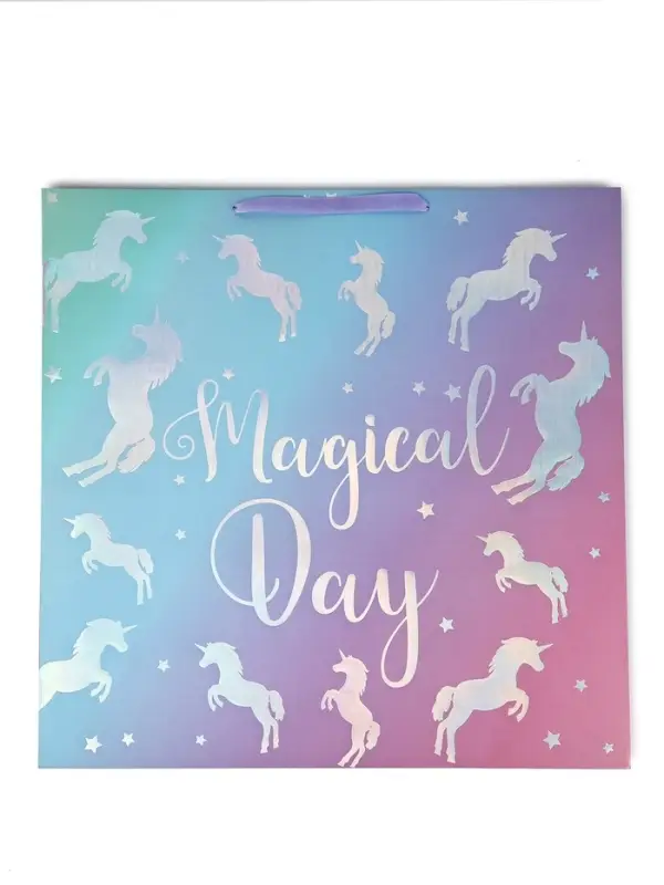 Пакет ламинированный &laquo;Волшебный день&raquo;, тиснение, 52&times;52&times;17 см