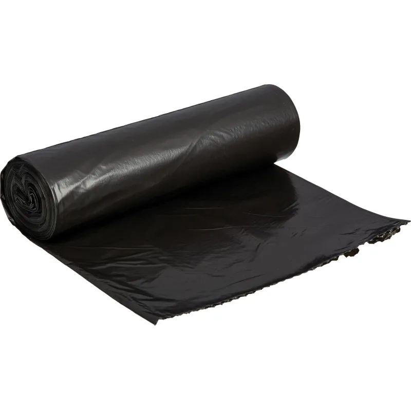 Мешки для мусора ПВД 220л 35мкм 10шт/рул черные 83х110см_СПБ