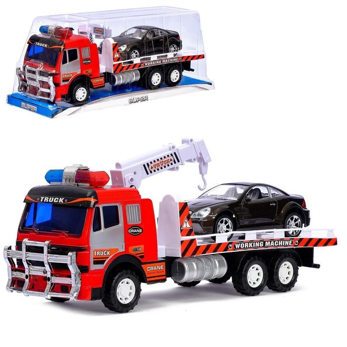 Машина инерционная «Эвакуатор», цвета МИКС Машина инерционная «Эвакуатор», цвета МИКС