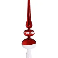 Ёлочные игрушки &laquo;Льдинки&raquo;, новогодние, набор 19 шт., красно-золотой