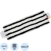 Насадка МОП плоский 40х13 см микроф+жестк абр т-обр бел с черн полос MF2120