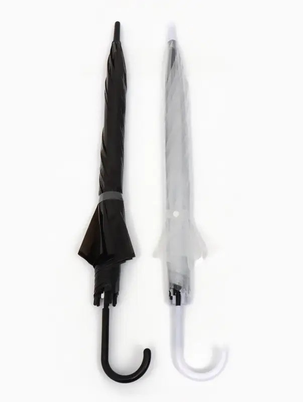 Зонт - трость полуавтоматический &laquo;Каркас&raquo;, 8 спиц, R=45/55 см, d=90 см, МИКС