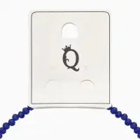 Чокер из бисера &laquo;Хрусталь&raquo;, синий в серебре, 36 см + 5 см доп, цепочка