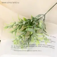 Букет искусственный «Листочки с напылением», 18 см