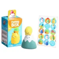 Игрушка - сюрприз Funny Box &laquo;Зверята&raquo;: фигурка, наклейки, МИКС
