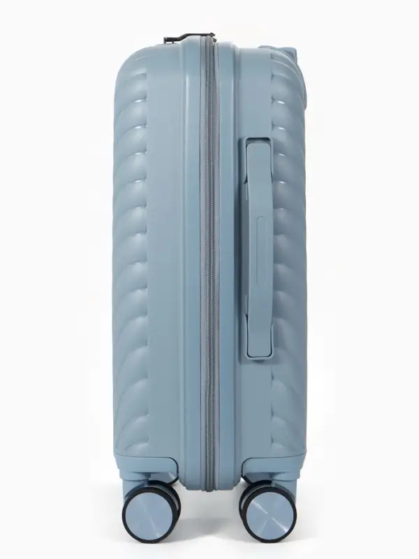 Чемодан на съёмных колёсах, 18", кодовый замок, 33&times;16&times;49 см, голубой