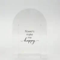 Ваза для цветов Flowers, акрил, 14&times;20&times;5.5 см