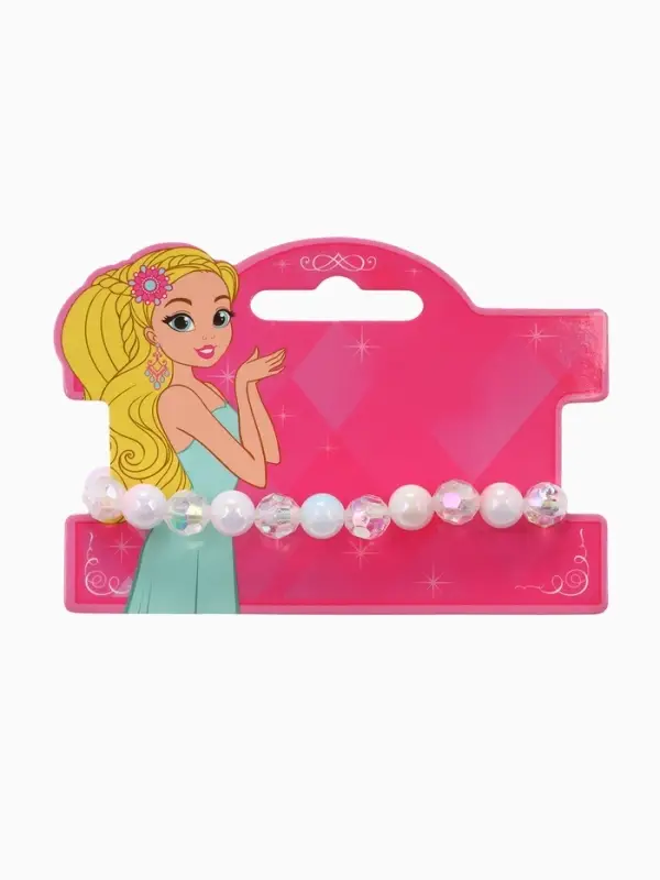 Браслет детский &laquo;Выбражулька. Гранёные кристаллы&raquo;, d=5 см, фиолетовый