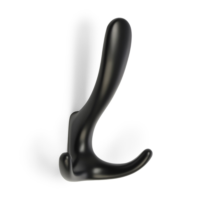 Крючок мебельный CAPPIO HOOK, трехрожковый, черный Крючок мебельный CAPPIO HOOK, трехрожковый, черный