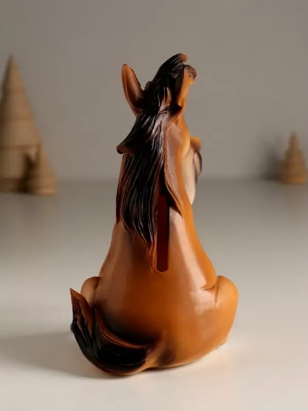 Копилка полистоун "Улыбающийся конь" 10х9х14,5 см