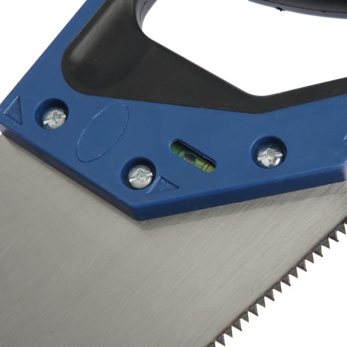 Ножовка по дереву ТУНДРА, 2К рукоятка, 2D заточка, каленый зуб, 7-8 TPI, 450 мм Ножовка по дереву ТУНДРА, 2К рукоятка, 2D заточка, каленый зуб, 7-8 TPI, 450 мм