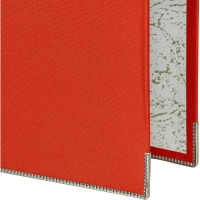 Папка-регистратор 75 мм Attache А4, красная, РР/бумага, мет. уголок