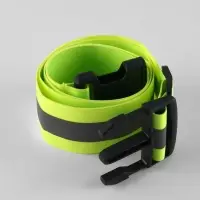 Пояс светоотражающий, эластичный, с фастексом, 57 - 101 см &times; 4.5 см, зелёный