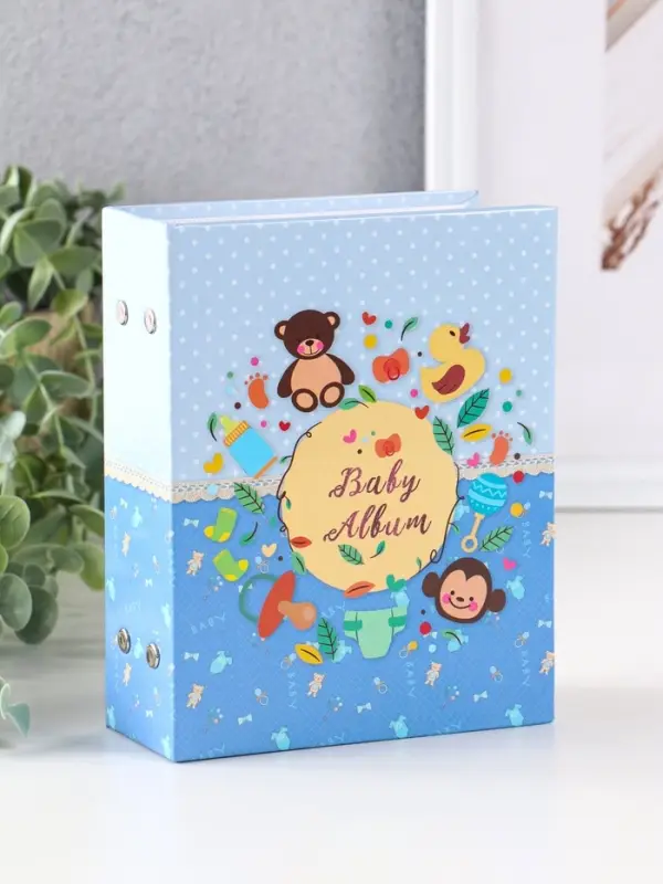 Фотоальбом 100 фото Фотоальбом 100 фото "Малышу" 10X15см, ПП карм.