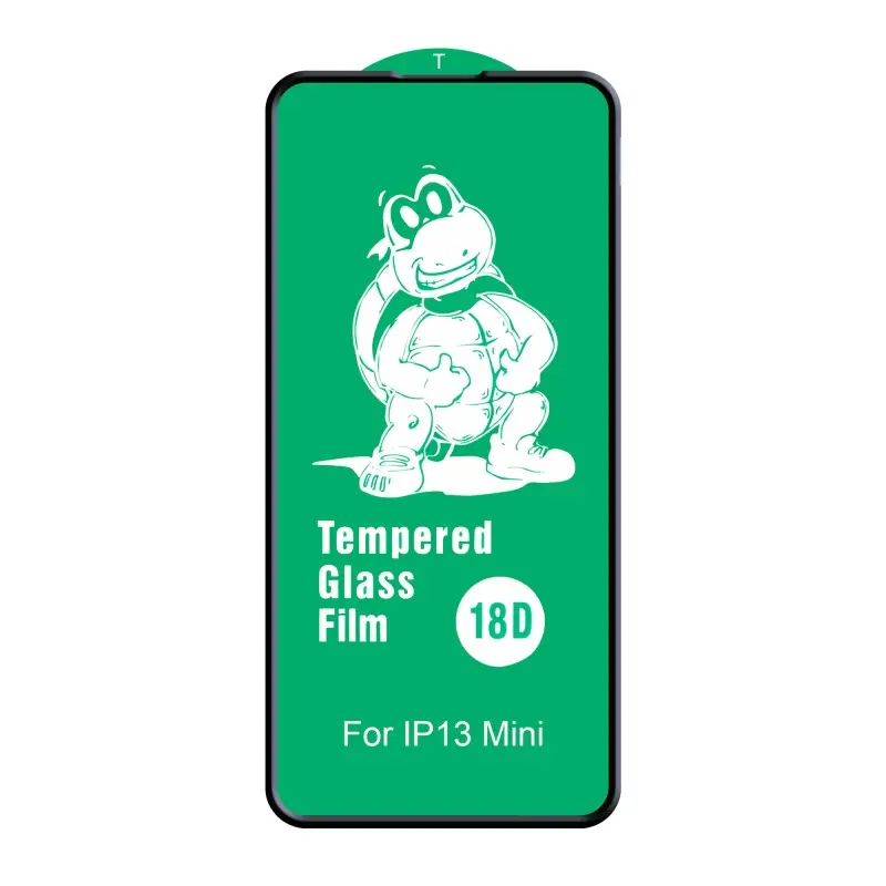 Защитное стекло для iPhone 13/13 Pro/14/16e 18D усиленные края без упаковки