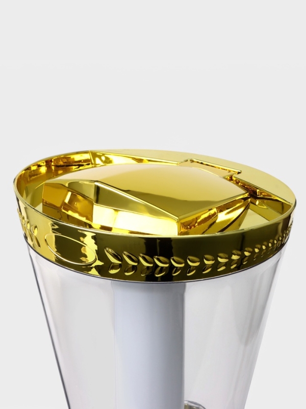 Башня пивная Empire, 3 л, ёмкость для льда, подсветка, пластик, золотистая Башня пивная Empire, 3 л, ёмкость для льда, подсветка, пластик, золотистая