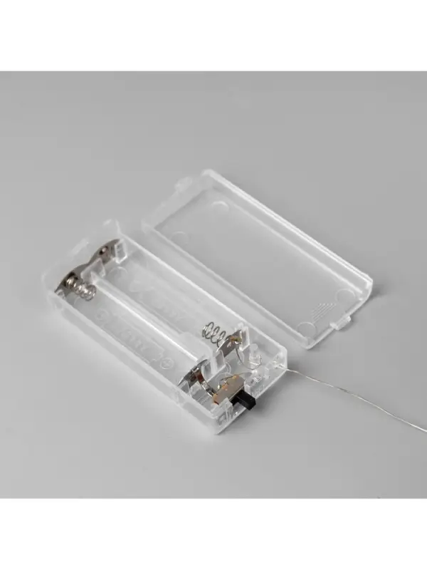 Светодиодная фигура &laquo;Ёлка&raquo; 32&times;44&times;10 см, металл, текстиль, от батареек AAх2, свечение тёплое белое