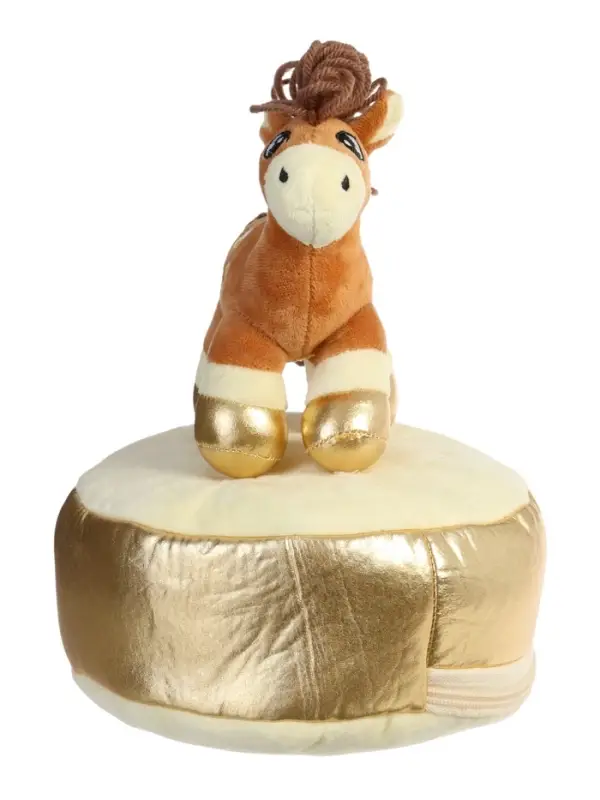 Мягкая игрушка - конфетница &laquo;Веселая лошадка&raquo;, 21 см