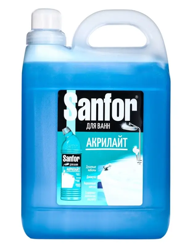 Средство чистящее для ванн &laquo;Sanfor. Акрилайт&raquo;, 5 л