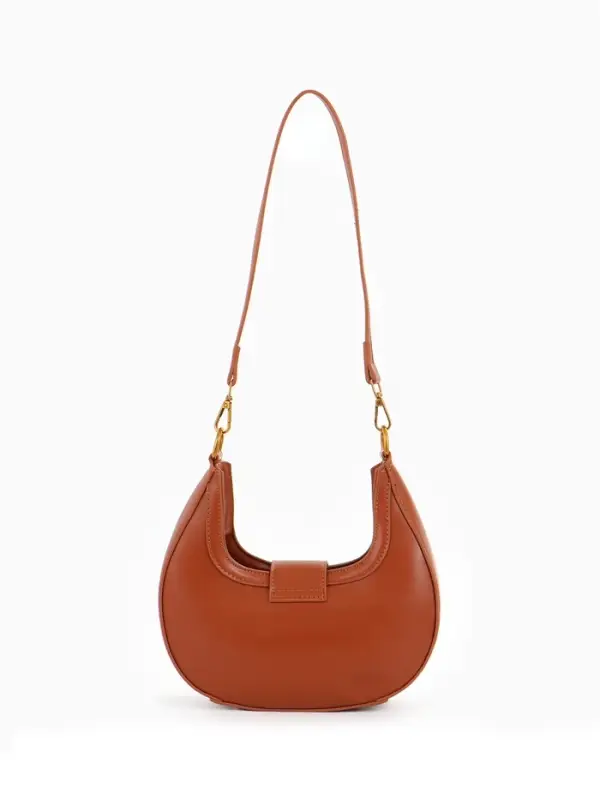 Сумка женская багет TEXTURA на молнии, 24×6.5×13 см, рыжая Сумка женская багет TEXTURA на молнии, 24×6.5×13 см, рыжая