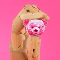 Значки деревянные, неразлучники «Любовь это когда», 2 шт., 8 х 12 см.