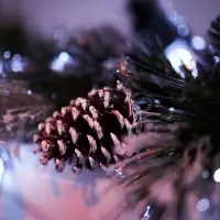 Хвойная гирлянда фиброоптическая «Заснеженная» 200 см, 8 режимов Хвойная гирлянда фиброоптическая «Заснеженная» 200 см, 8 режимов