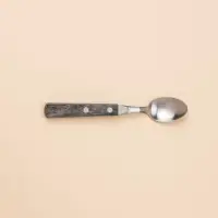 Набор столовых приборов SL Home, 24 предмета, нержавеющая сталь, серебристый, ручки коричневый