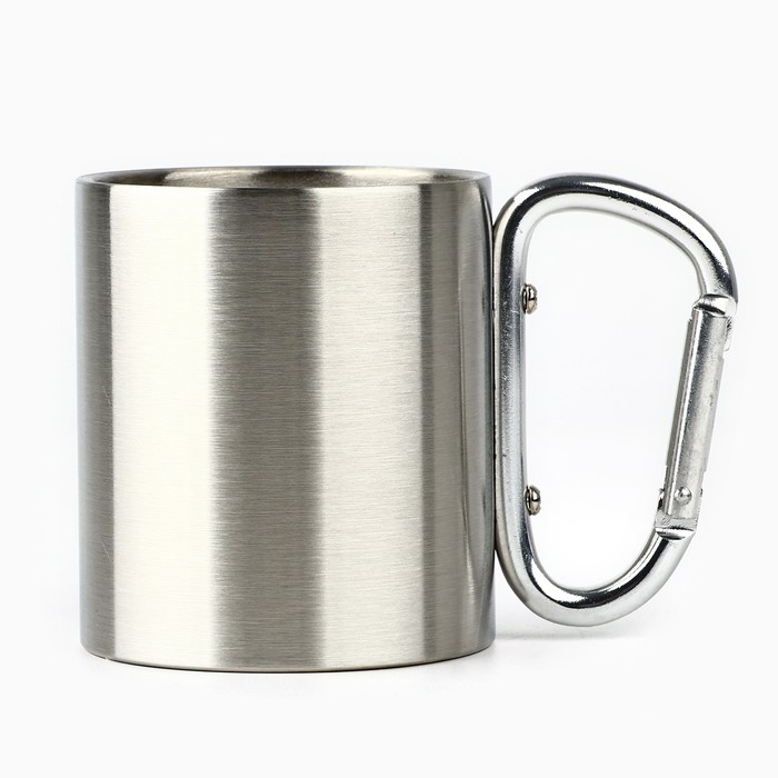 Кружка туристическая с карабином «НЗ», 180 мл