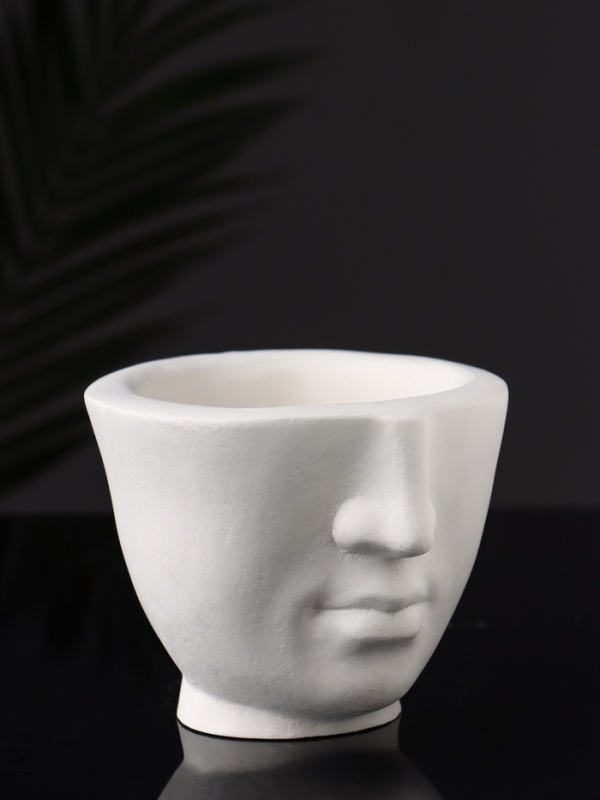 Фигурное кашпо Фигурное кашпо "Лицо" 9х11 см