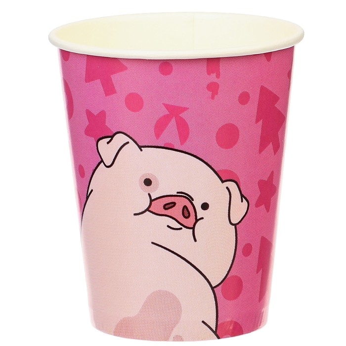 Набор стаканов одноразовых «С Днем Рождения!», 250 мл, 6 штук, Гравити Фолз