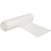 Мешки для мусора ПНД 60л 10мкм 20шт/рул бел 60x90см с ручками Luscan