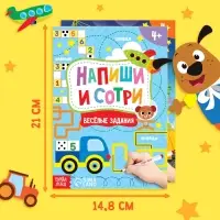 Книги с маркерами &laquo;Напиши и сотри. Для мальчиков&raquo;, набор 2 шт. по 12 стр.