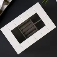 Шкатулка для украшений &laquo;Клетка&raquo;, дерево, белая, 13.8&times;16.5&times;24 см