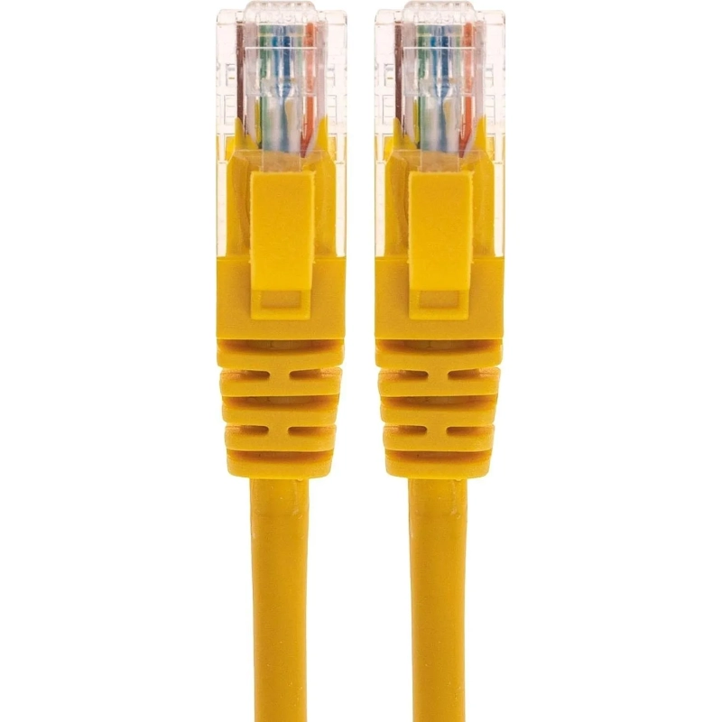 Патч-корд REXANT (02-0105-105) U/UTP, CAT 5e, 26AWG, LSZH, желтый, 1,5м