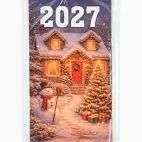 Календарь 2027 на ригеле &laquo;Атмосферный&raquo; 16.5&times;34 см